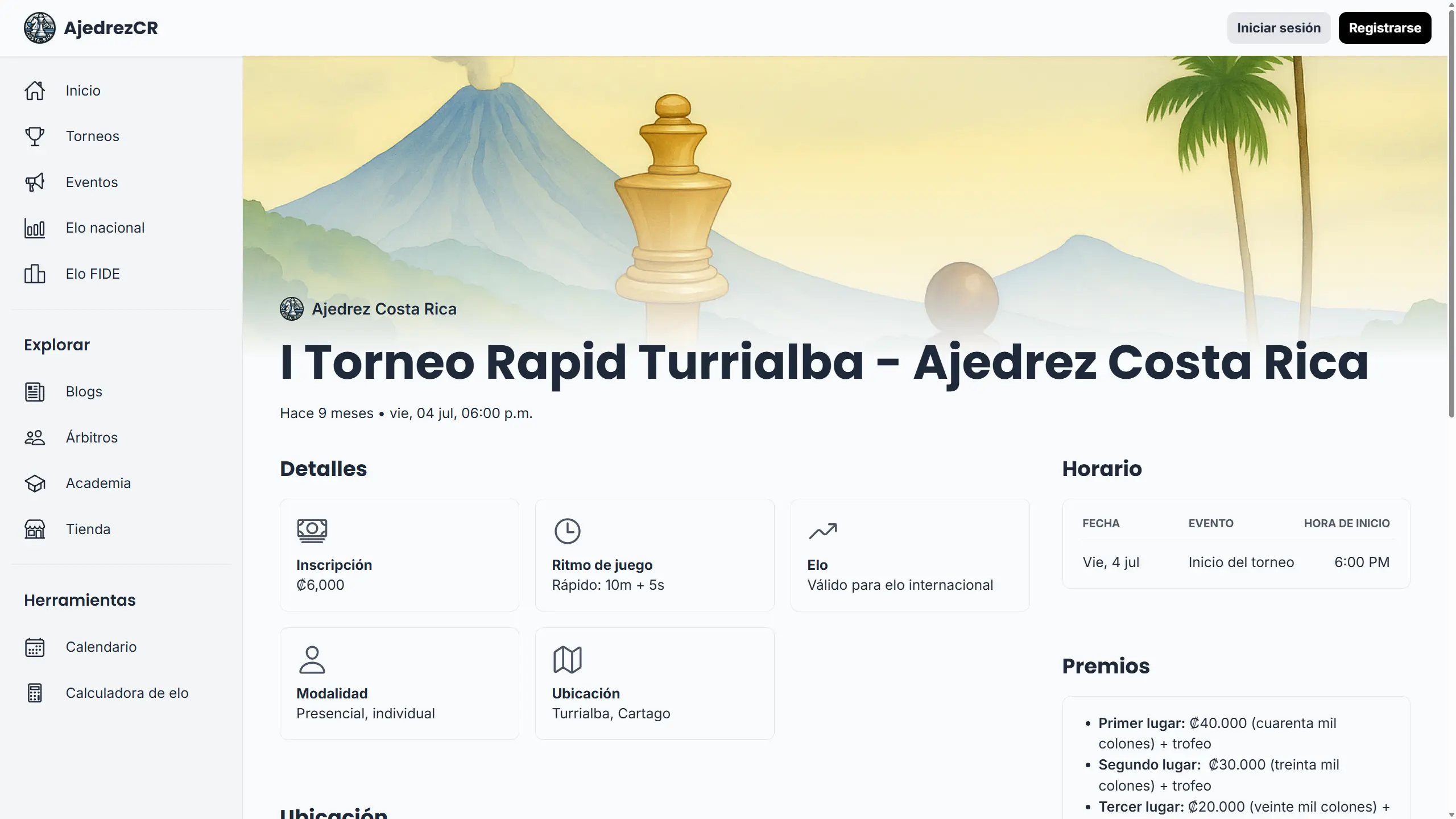 Torneos de ajedrez en Costa Rica